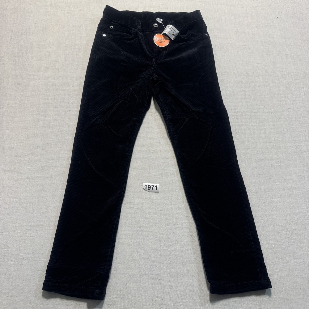 The Children's Place Corduroy Pants Boys 8 Black NWT